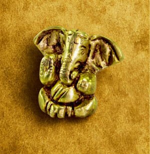 1.2 inch peetal ganesh murti for car dashboard