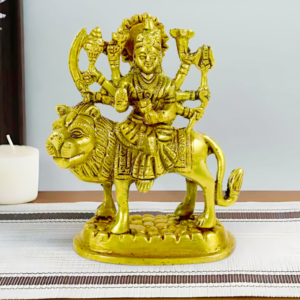 Sherawali Mata Brass Murti -Sherawali Mata Brass Murti