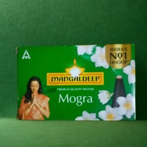 मंगलदीप मोगरा धूपबत्ती – 32 ग्राम (20 स्टिक) | Mangaldeep Mogra Incense Sticks – 32g (20 Sticks)