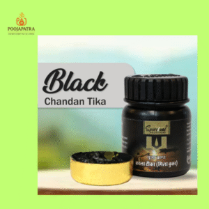 PoojaPatra Black Chandan Tika 40ml | Spiritual Solutions Kala Tilak (Wet Bukka) for Pooja, Festivals & Daily Use | Herbal Fragrant Tika for Devotion | काला तिलक (गीला बुक्का)