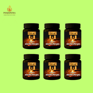 SPIRITUAL SOLUTIONS शुद्ध काला चंदन तिलक पेस्ट - 6 का पैक (40ml Each) | Pure Kala Chandan Paste | Long Lasting Fragrance | Daily Pooja Tilak