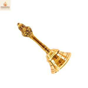 गरुड़ शेषनाग पीतल पूजा घंटी – बड़ी आकार की धार्मिक ब्रास बेल, मंदिर और पूजा घर के लिए हस्तनिर्मित घंटी