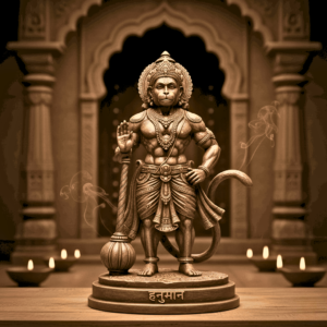 Bajrang Bali Resin Murti