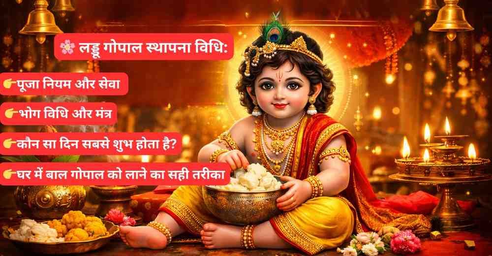 Laddu Gopal Sthapna Vidhi