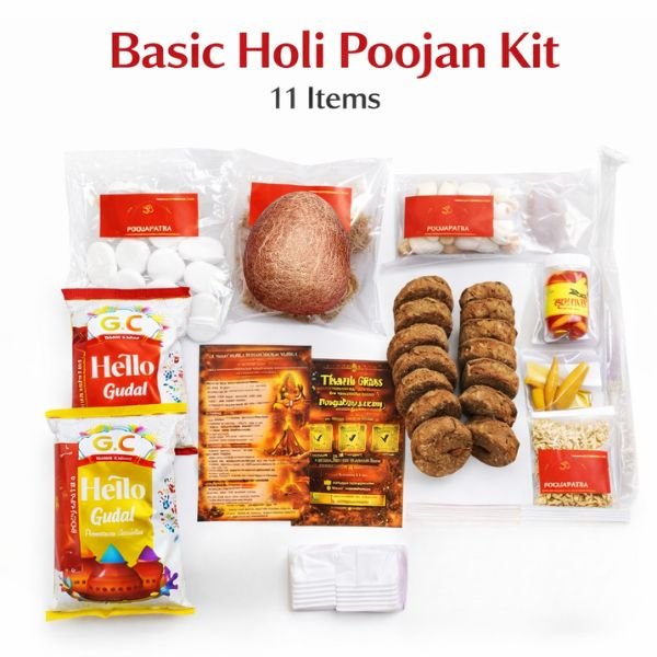 holi pooja kit- basic HOLI POOJA KIT-POOJAPATRA.COM , Holi Puja Samagri Kit