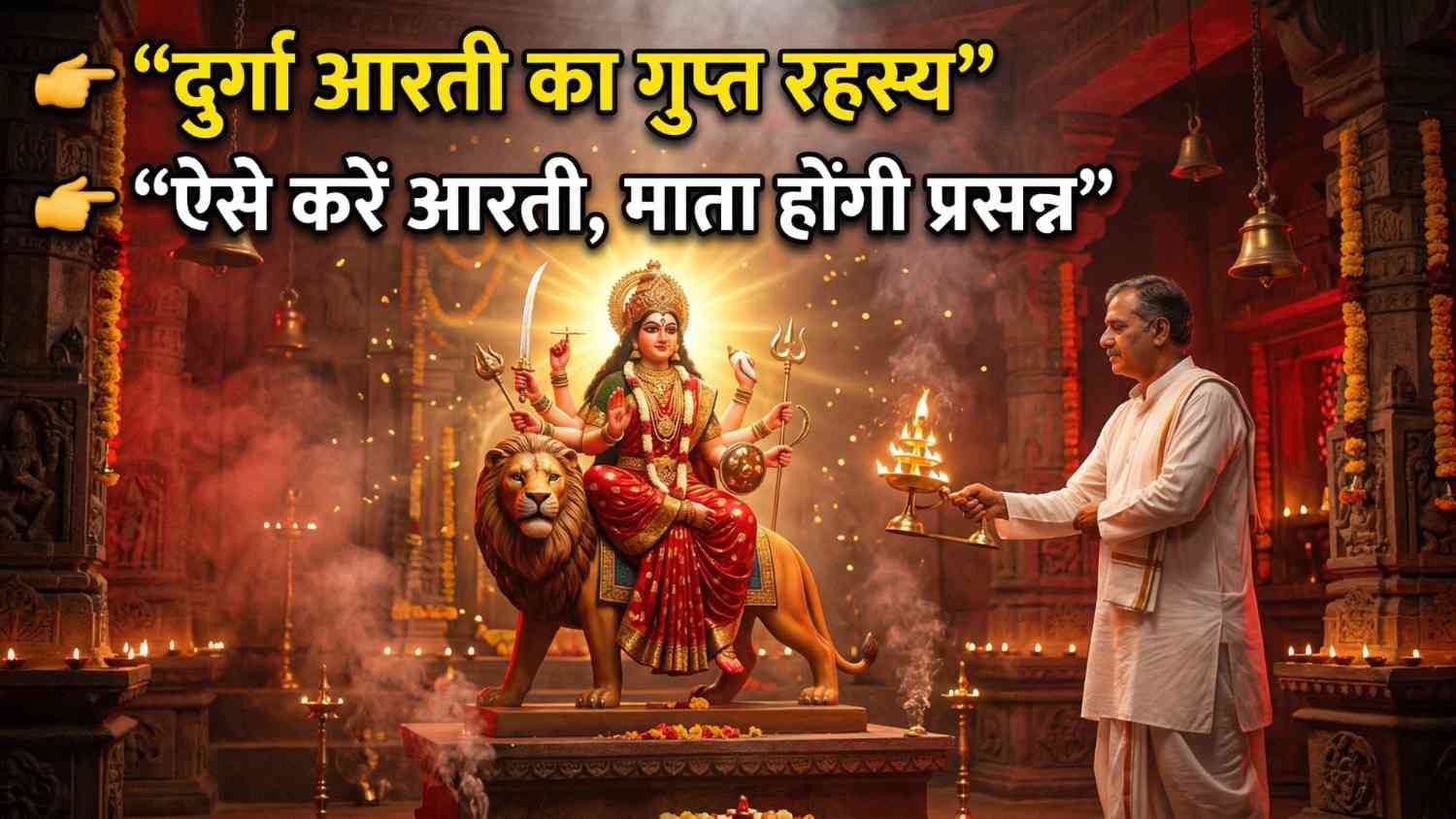 दुर्गा आरती करने का सही तरीका
