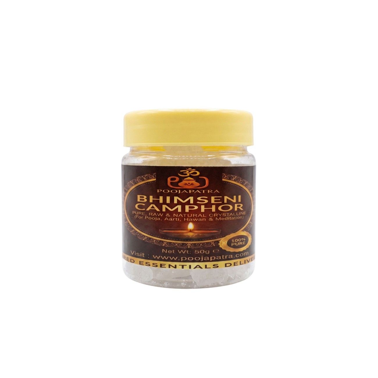 PoojapatgraBhimseniCamphor501pc Bhimseni Camphor 50g