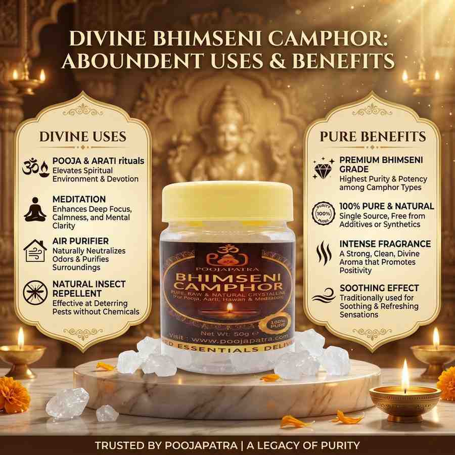 PoojapatraBhimseniCamphor501pc